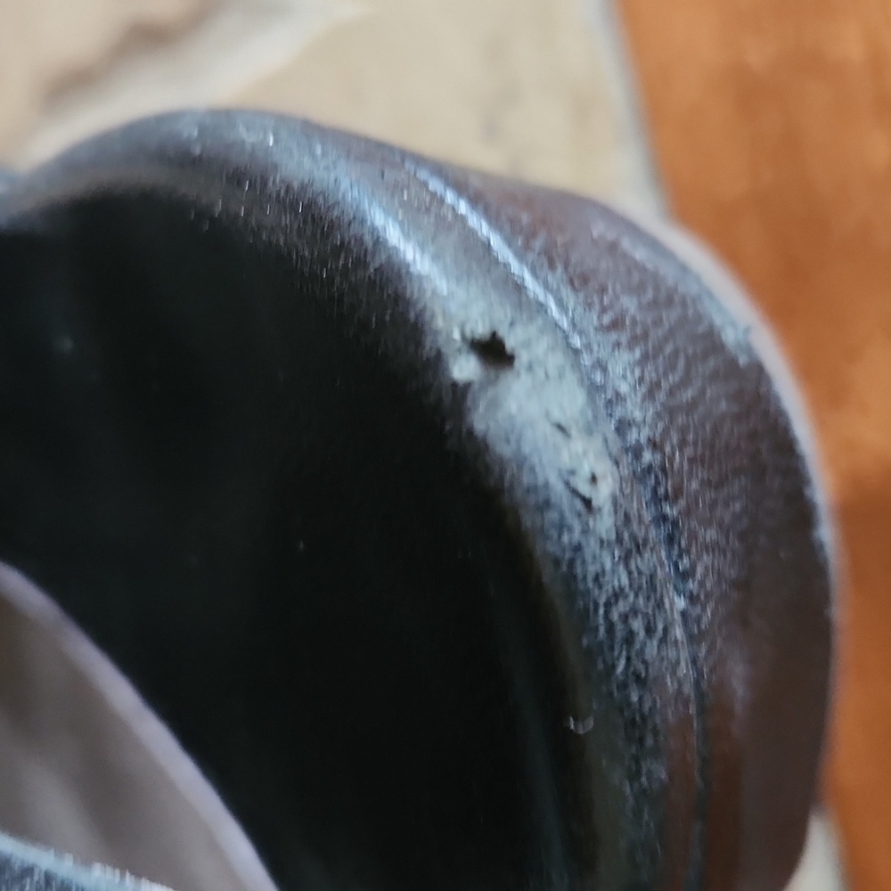 Black Wedge Sandals Womans Size 8 - Picture 7 of 10